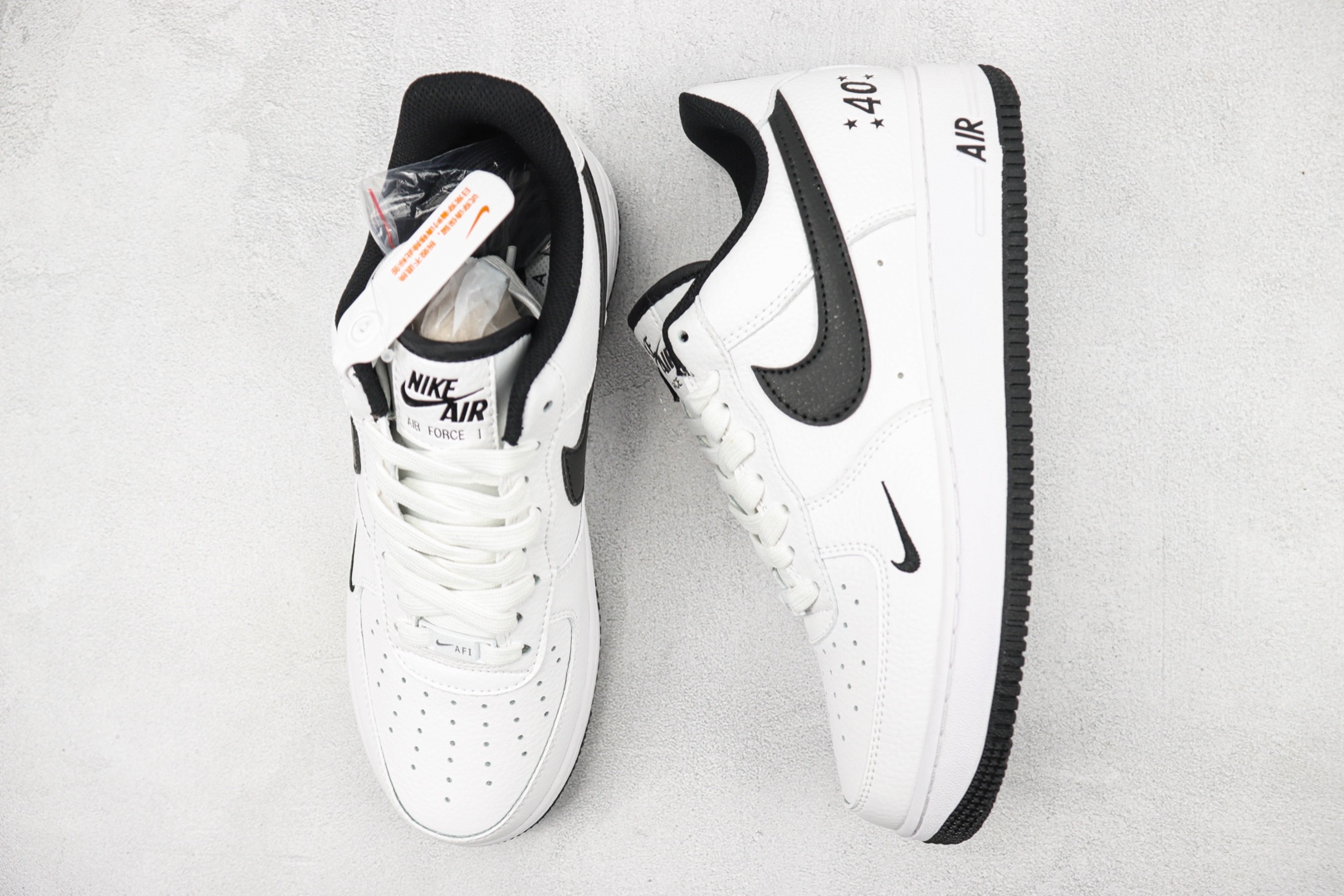 Air Force Double Hook Mini Hook White Black 40 Numbers Nike Air Force 1 Low Item No.: MN5263 127
