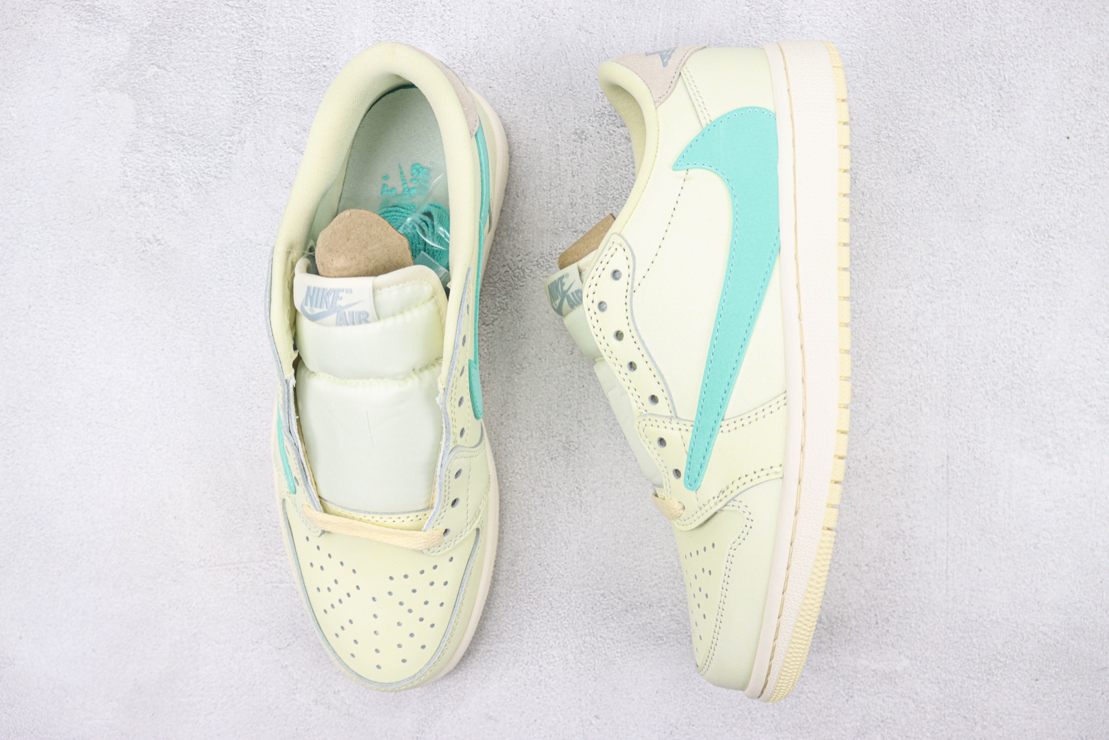 Joe 1 AJ1 low-top barb Tiffany joint Air Jordan 1 Low Jordan generation classic low-top culture all-match casual sports basketball shoes Item No.: CZ0790 100