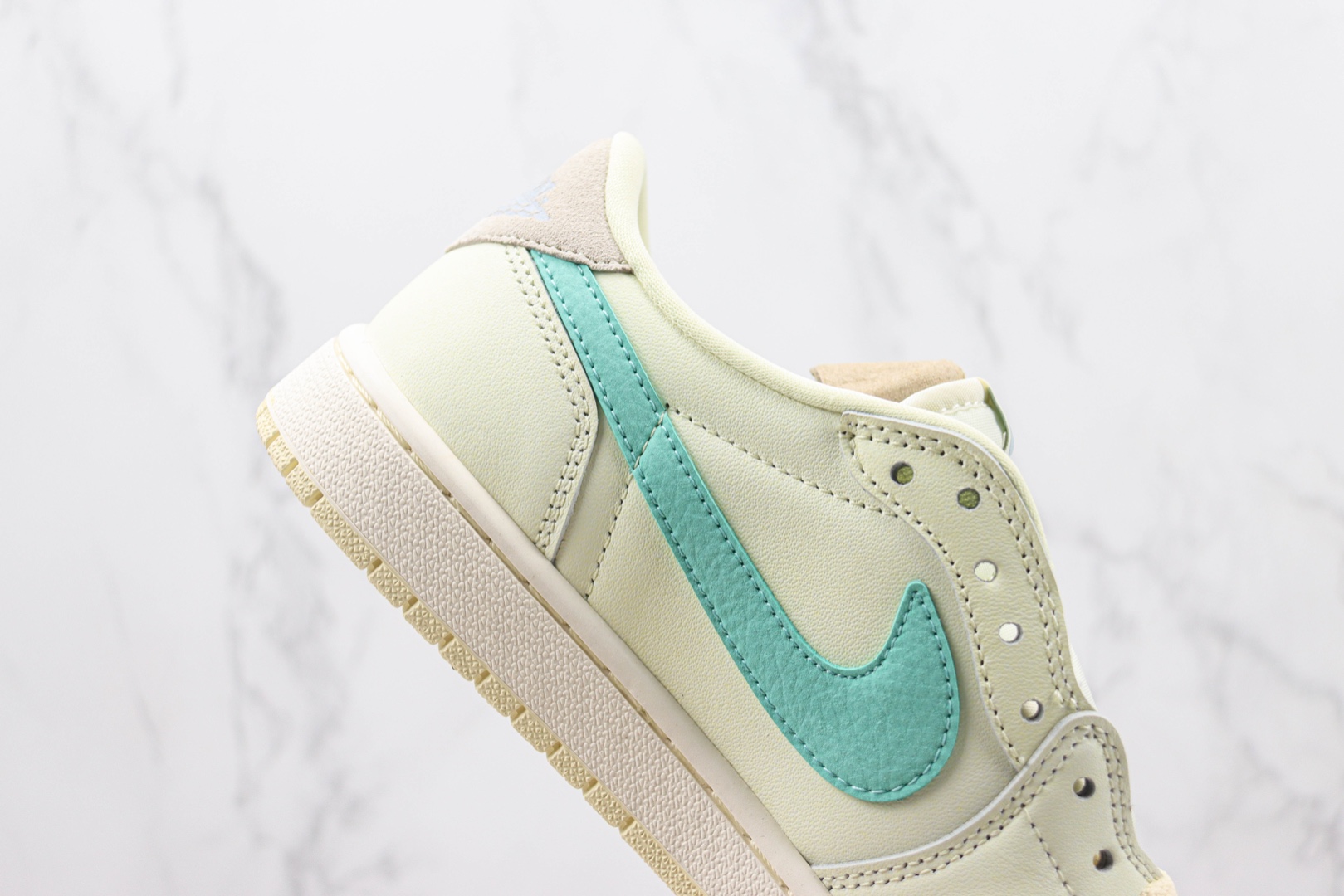 Joe 1 AJ1 low-top barb Tiffany joint Air Jordan 1 Low Jordan generation classic low-top culture all-match casual sports basketball shoes Item No.: CZ0790 100