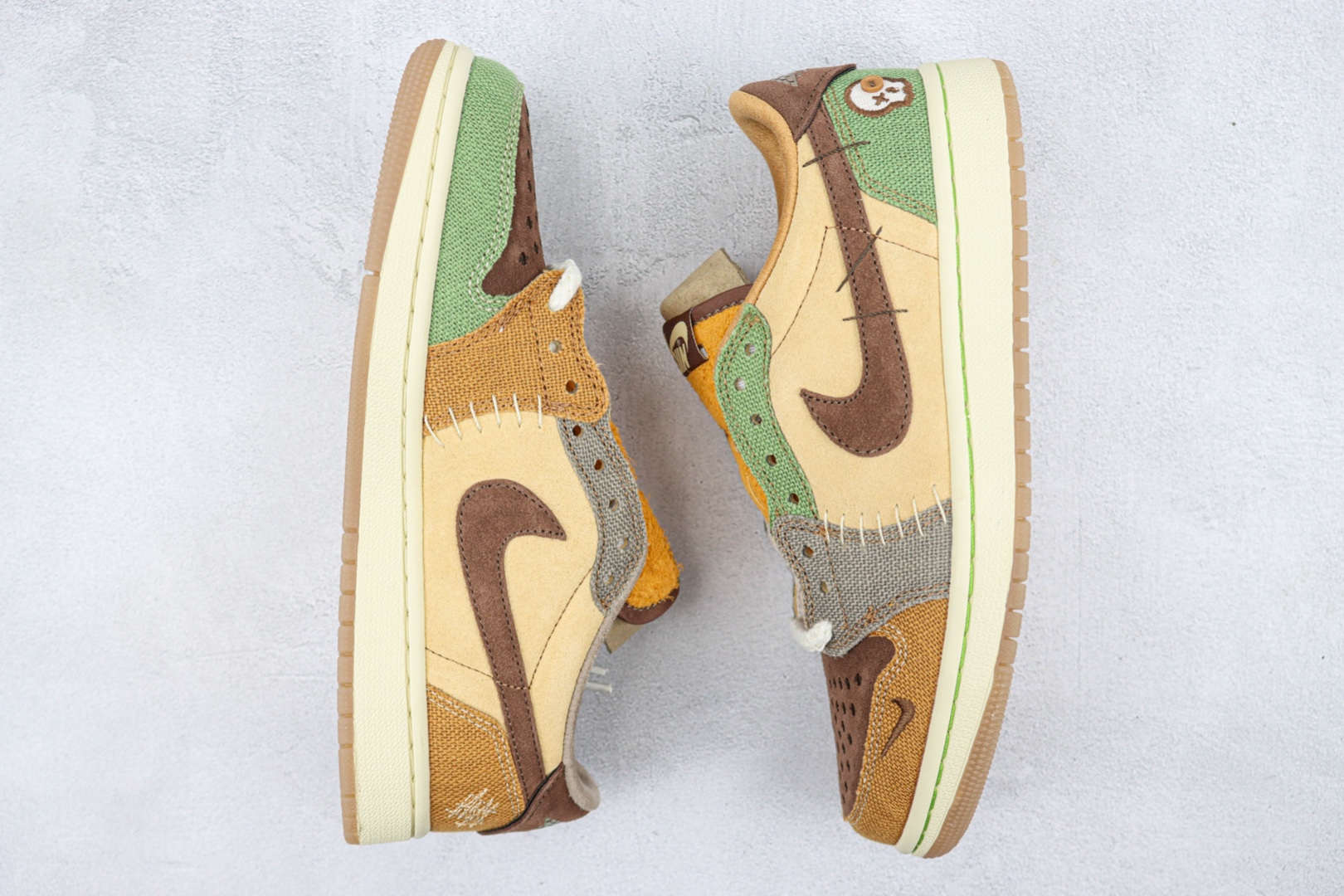 AJ1 Low Top Voodoo Doll Item No.: DZ7292-200 TNT Air Jordan 1 Low "Voodoo" AJ1 Joe 1 Retro Culture Casual Sneakers