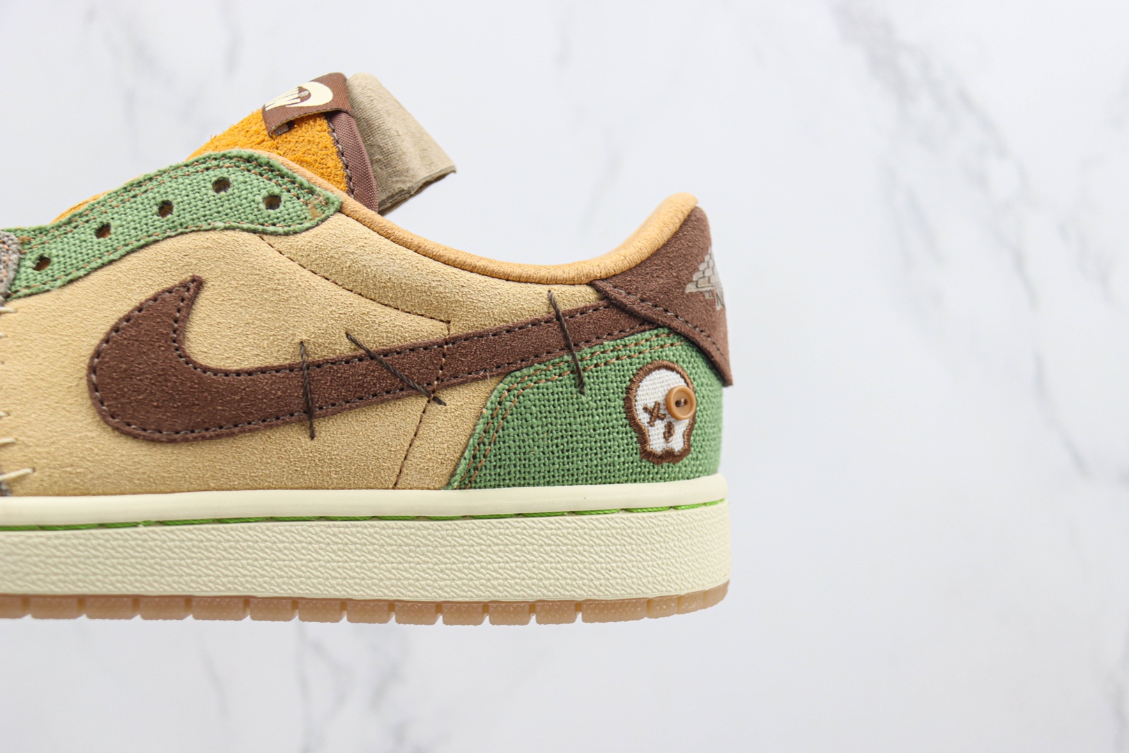 AJ1 Low Top Voodoo Doll Item No.: DZ7292-200 TNT Air Jordan 1 Low "Voodoo" AJ1 Joe 1 Retro Culture Casual Sneakers