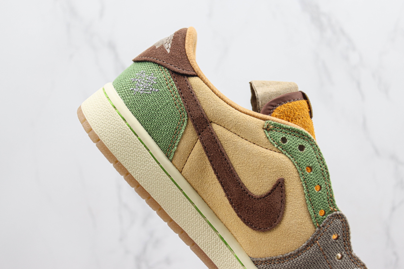 AJ1 Low Top Voodoo Doll Item No.: DZ7292-200 TNT Air Jordan 1 Low "Voodoo" AJ1 Joe 1 Retro Culture Casual Sneakers