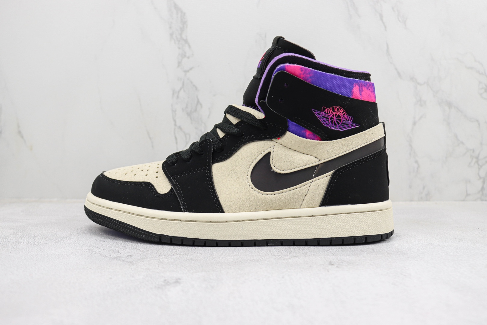 Joe 1 AJ1 High Top Black, White and Blue Item No.: DB3610 105 Nike Air Jordan 1 High Zoom Air Cmft Retro Basketball Shoes