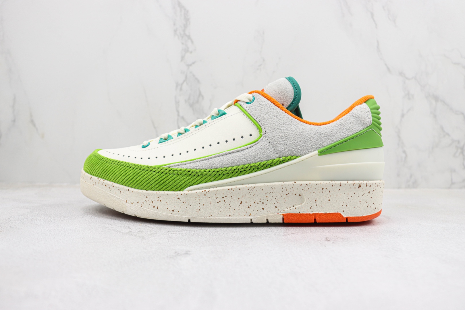 AJ2 Low Top Item No.: DV6206 183 White Green Air Jordan 2 Low AJ2 Jordan 2 Generation Jordan 2 Low Top Retro Casual Sports Basketball Shoes