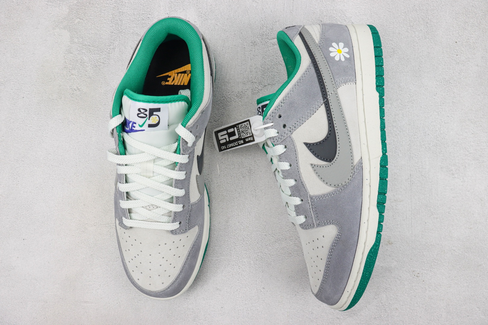 DUNK 85 Double Hook Gray Quan Zhilong Daisy🌼 Item No.: DO9457 143 NIKE SB Dunk Low