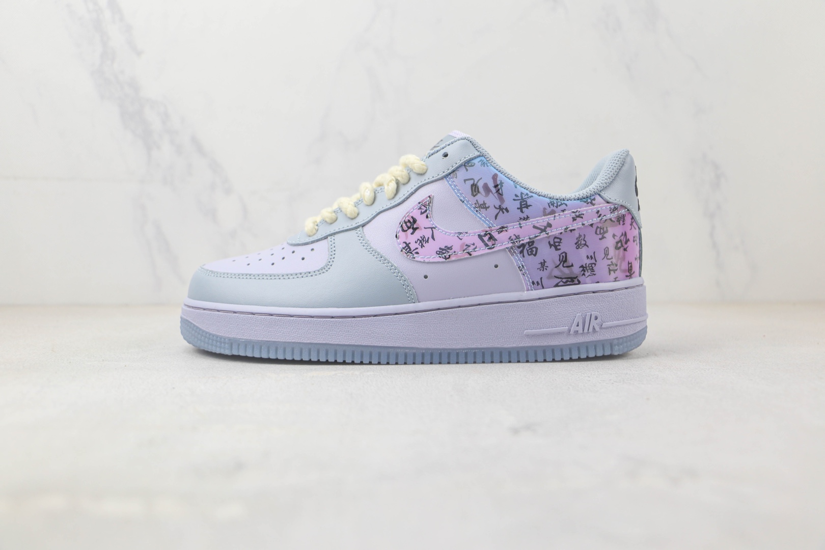  Nike Air Force 1 Low 07 "Lanting Preface" National Tide Series Gray Blue Item No.: CW0088-222