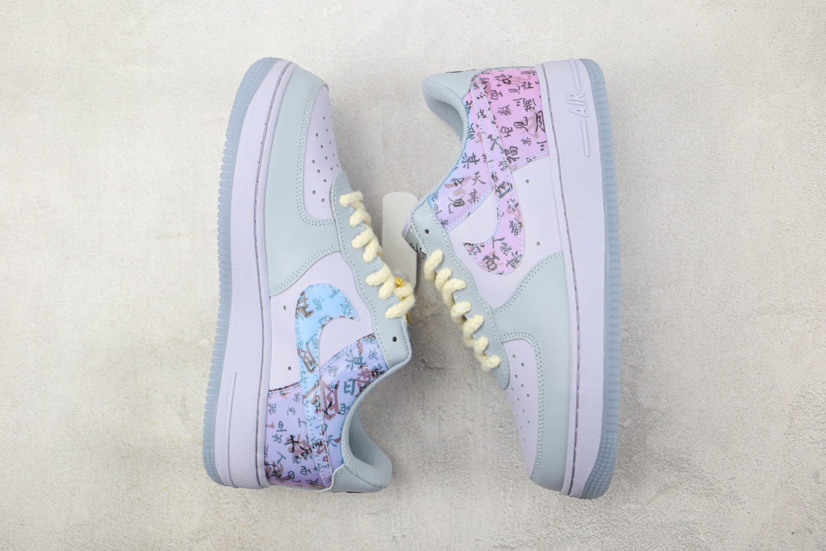  Nike Air Force 1 Low 07 "Lanting Preface" National Tide Series Gray Blue Item No.: CW0088-222