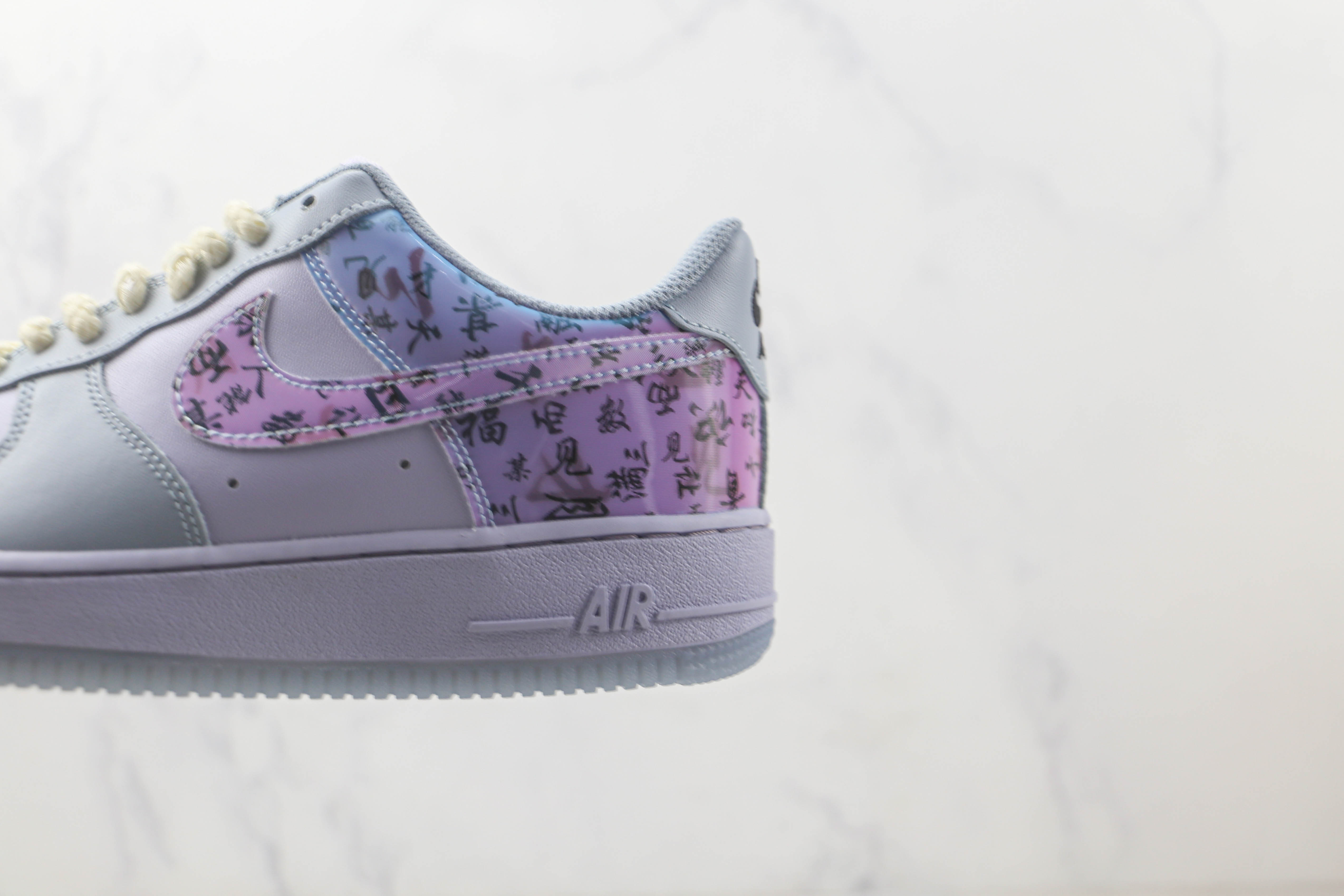  Nike Air Force 1 Low 07 "Lanting Preface" National Tide Series Gray Blue Item No.: CW0088-222