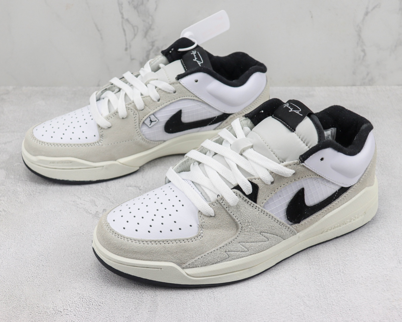 Jordan AJ 90 Item No.: FD6424 100 White and black Air Jordan Stadium 90 cushioning and non-slip casual sports shoes