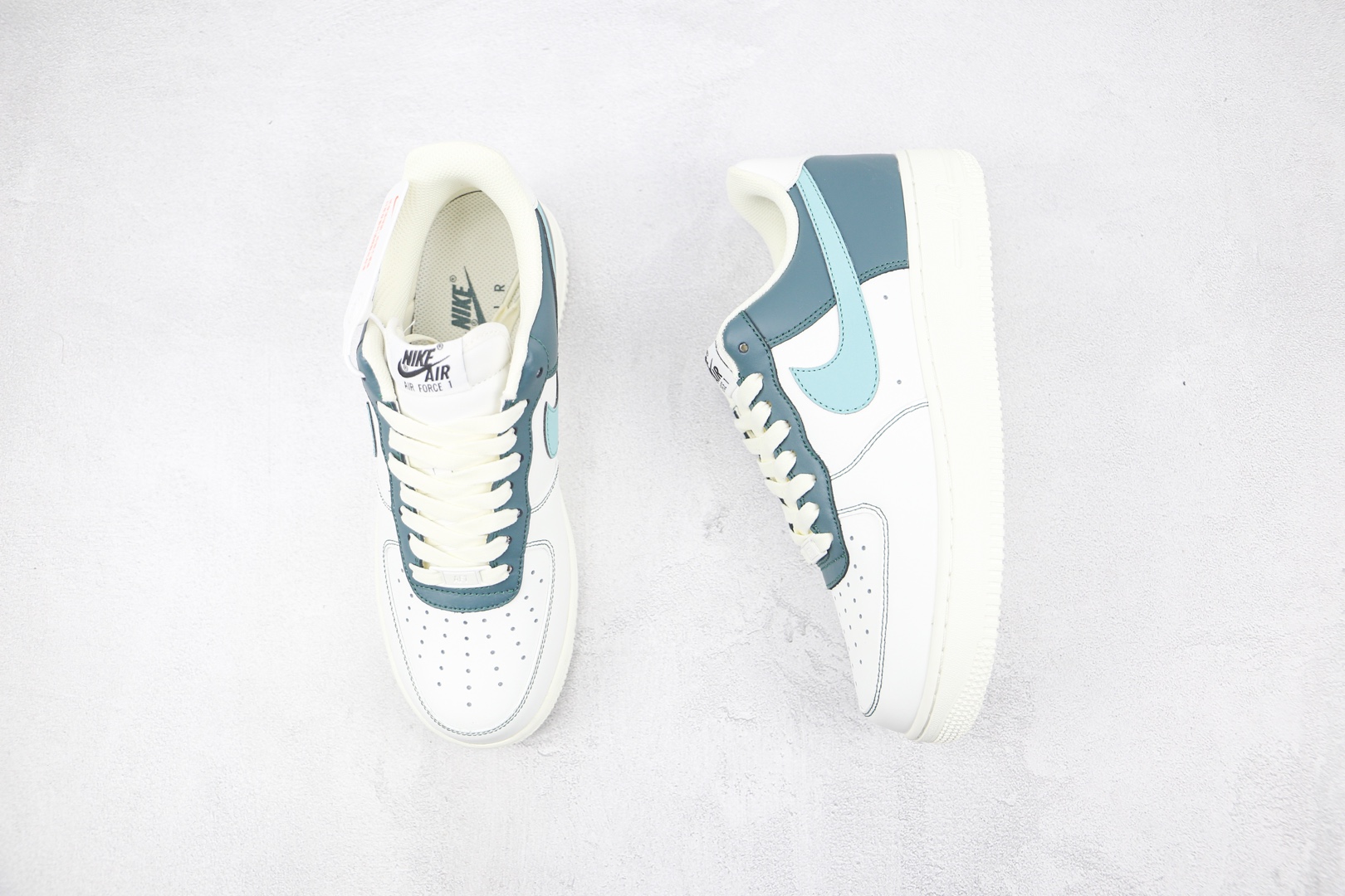  Leather White Green Colorblock NK Air Force 1 Item No.: LT0226 301