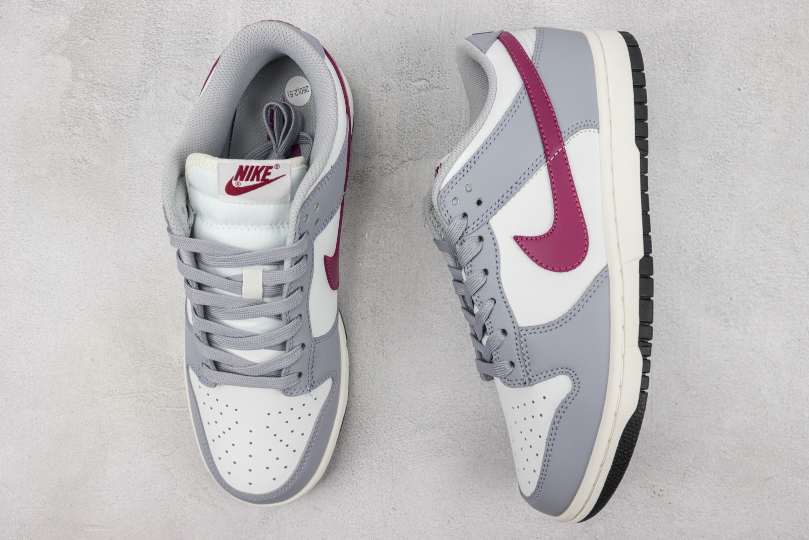 DUNK gray white wine red hook NIKE SB Dunk Low Item No.: DD1503 122