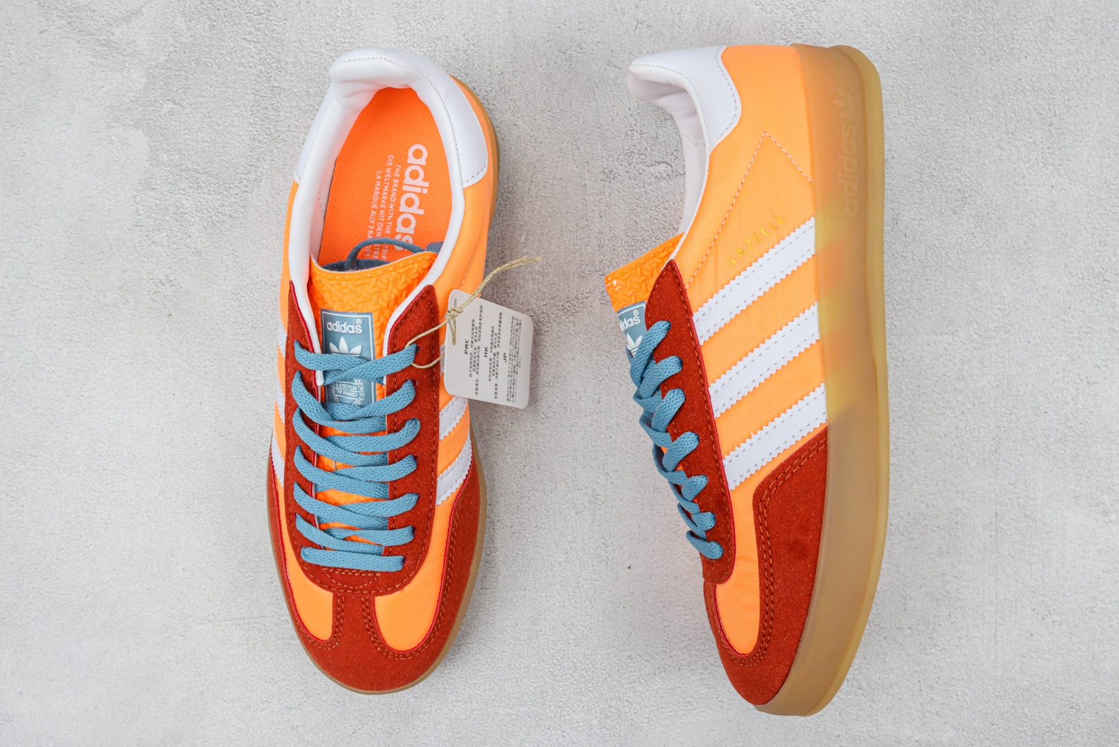 Adidas Clover Gazelle Canvas Item: HQ9016 Adidas originals Gazelle Indoor Low Top Retro Lightweight Casual Sneakers