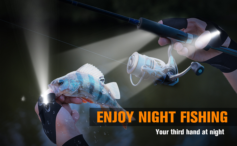 Enjoy night fishing