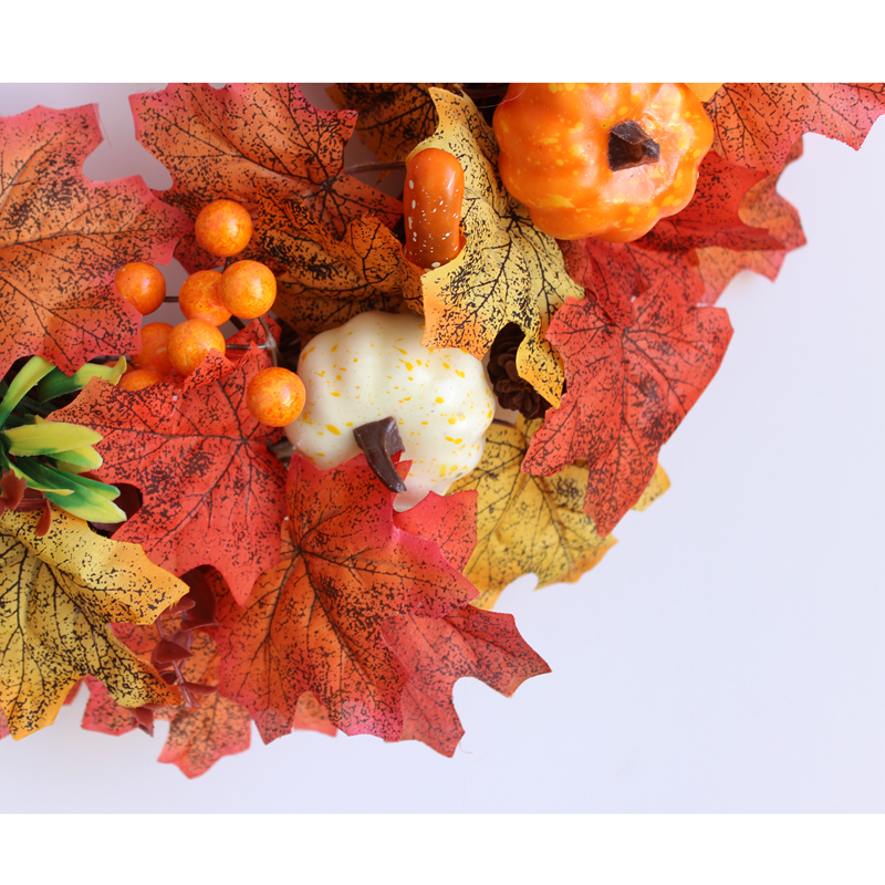 Fall Wreath, Front Door Wreath, Wreath for Fall, Autumn Wreath, Thanksgiving Wreath, Autumn Door Wreath,, Peony/Berry/Pumpkin/Sunflower Wreath, Berry Autumn Wreath and Garland Bundle(No.QH396/50)