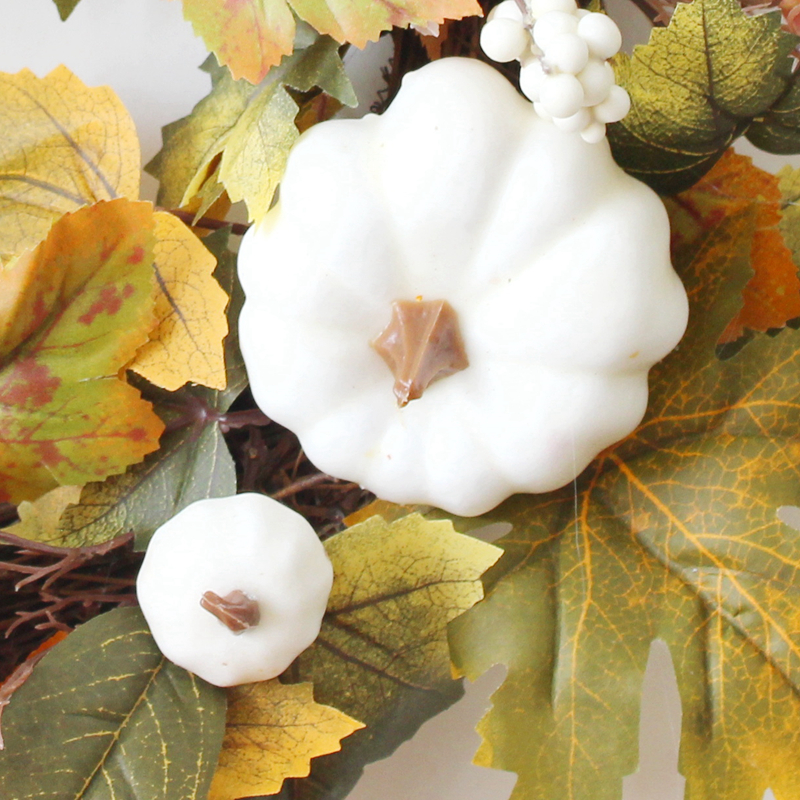 Fall Wreath, Front Door Wreath, Wreath for Fall, Autumn Wreath, Thanksgiving Wreath, Autumn Door Wreath,, Peony/Berry/Pumpkin/Sunflower Wreath, Berry Autumn Wreath and Garland Bundle(No.QH399/55)