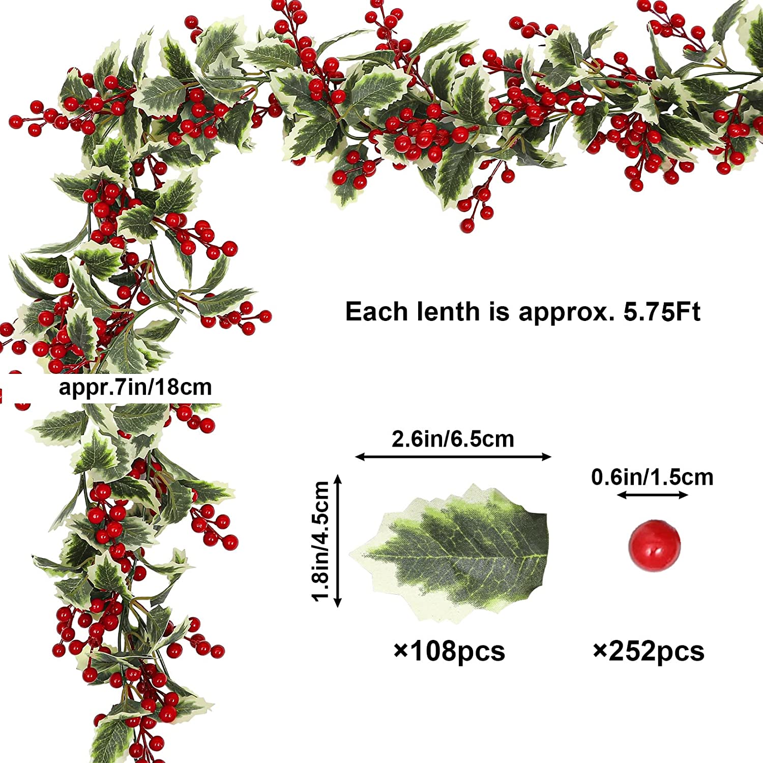 Christmas Garland Factory Supply Item T513/180