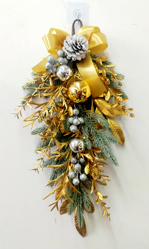 Christmas Teardrop Swag Factory Supply Item D612/55A