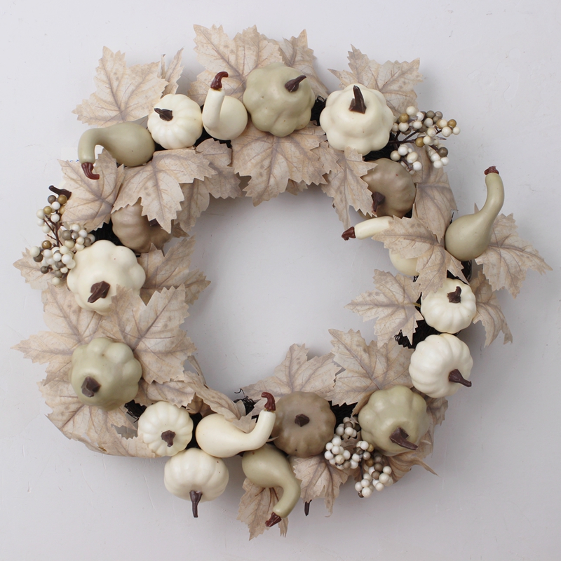 Fall Wreath, Front Door Wreath, Wreath for Fall, Autumn Wreath, Thanksgiving Wreath, Autumn Door Wreath,, Peony/Berry/Pumpkin/Sunflower Wreath, Berry Autumn Wreath and Garland Bundle(No.QH3163/45A)