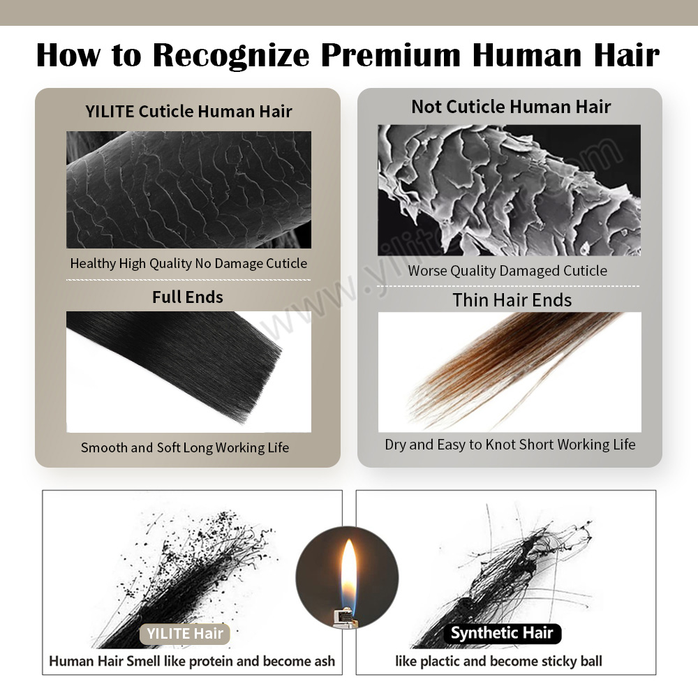 Premium Full Head Clip in Seamless Invisible 100% Remy Human Hair  Extensions