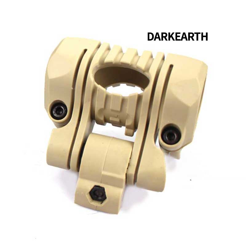 Flashlight Clip for Ballistic Helmets Helmet Flashlight U Clip