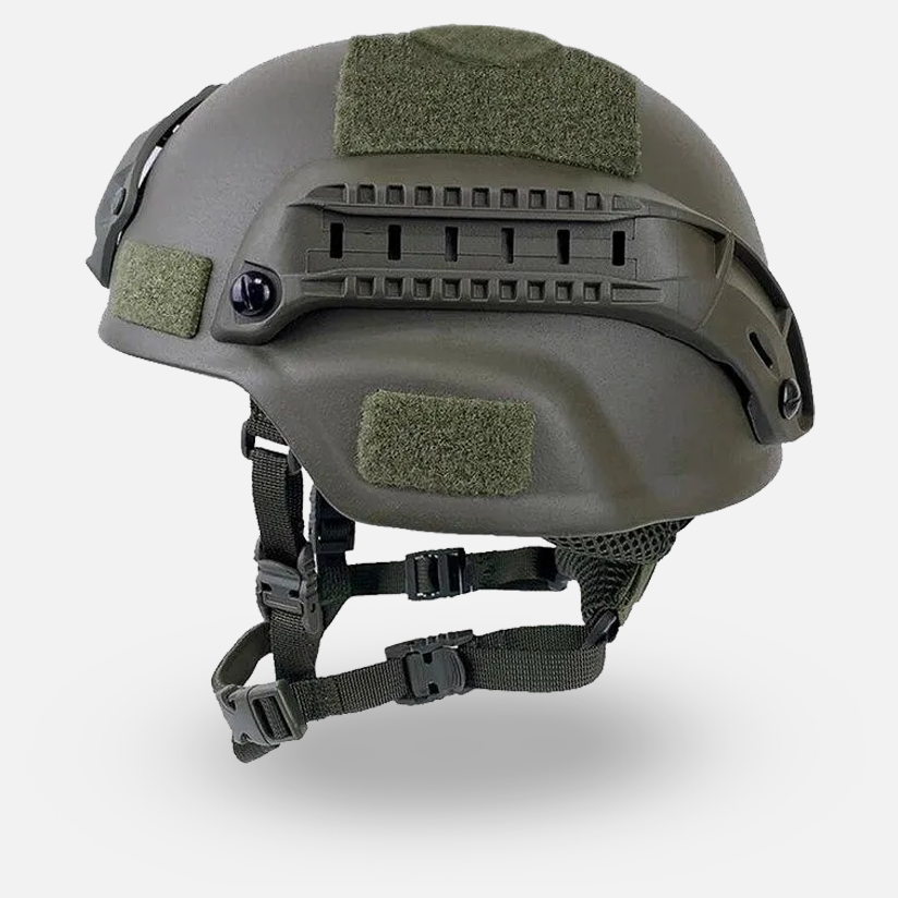 Casque Tactique MICH TC 2000 Light ADVT - Armée US SWAT, Olive, NIJ IIIA - Parfait État