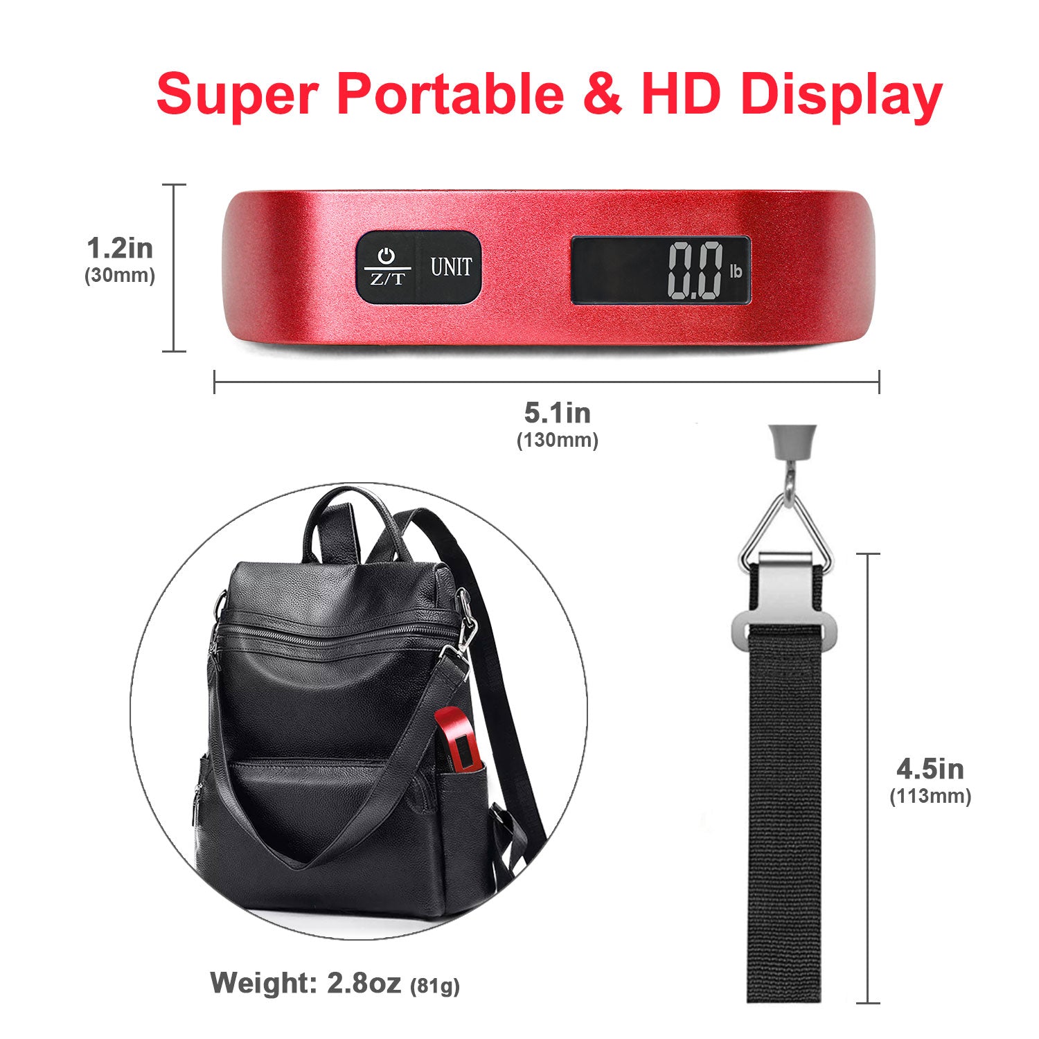 Digital Portable Luggage Scale - Sustainable Travel & Living