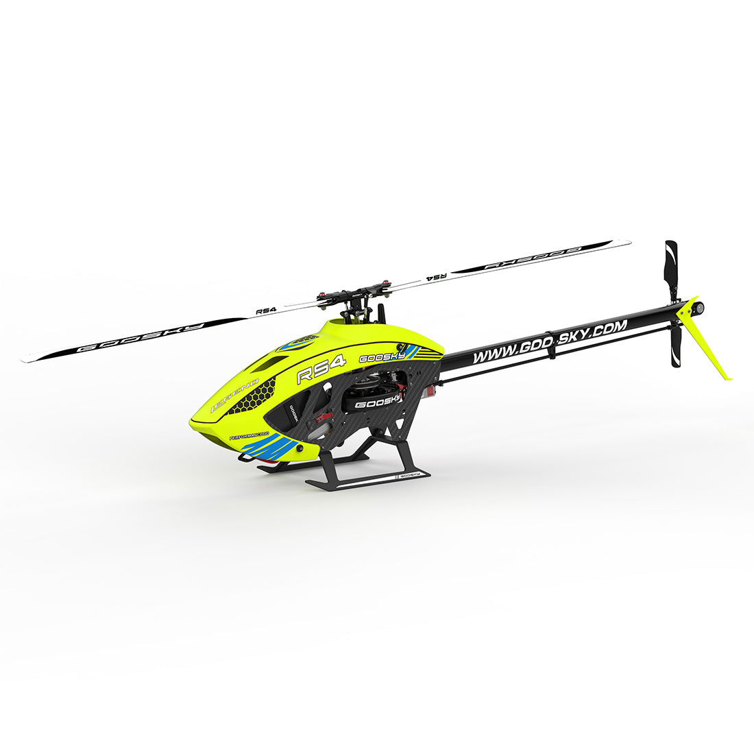 Goosky RS4 2.4G remote control brushless direct drive tail pitch aerobatic helicopter 3D aerobatic aircraft model( Kit Version)