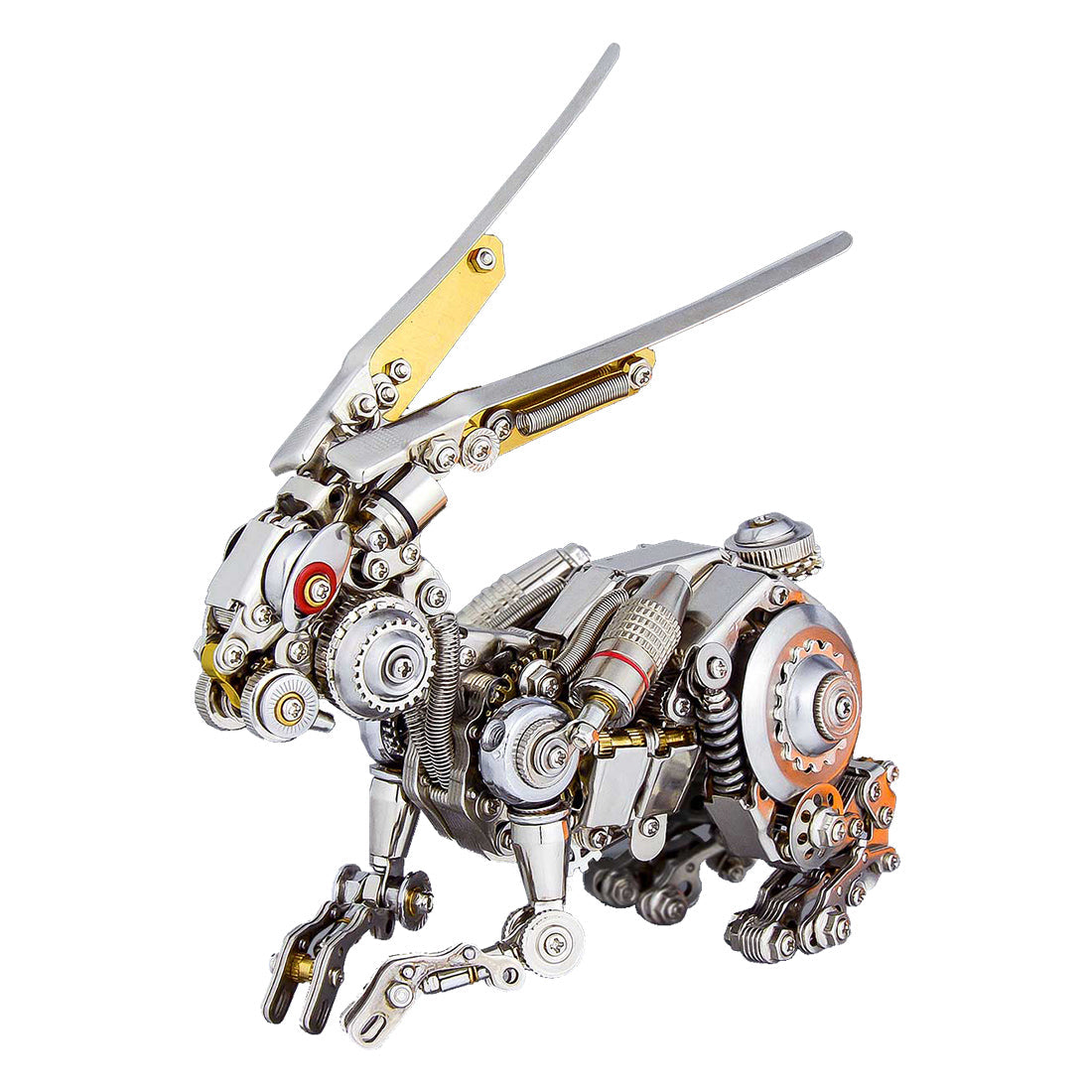 3D Puzzle DIY Model Kit Jigsaw Metal Punk Mechanical Rabbit Model Mech