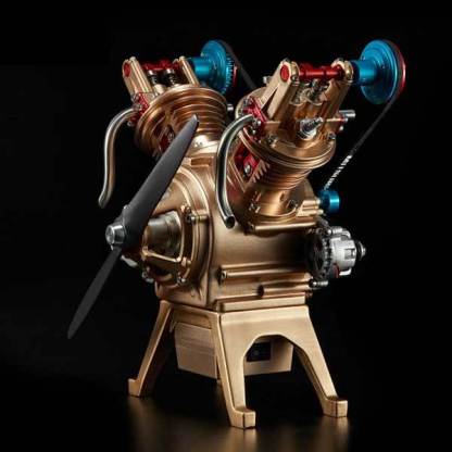 V2 Car Engine Full Metal Assembly Kit 