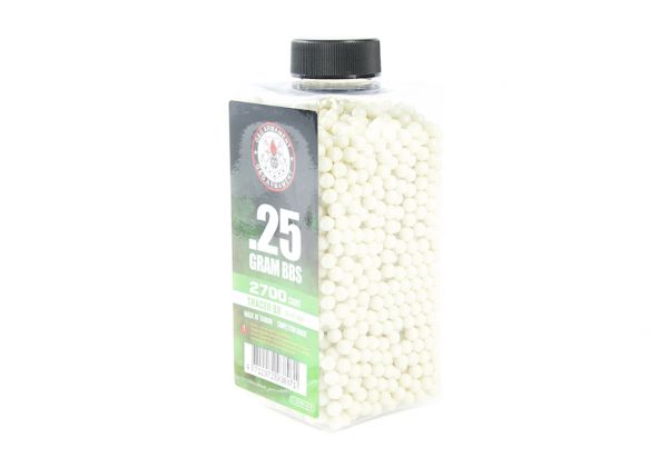 G&G 6MM AIRSOFT TRACER BBS (0.25G, 2700RDS)