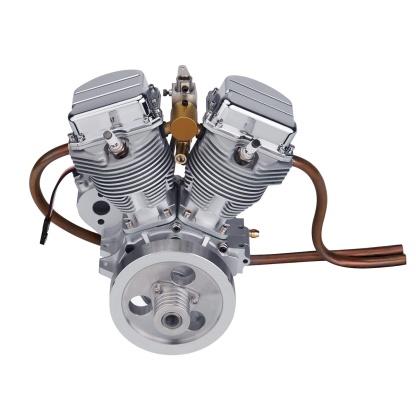 FG-VT9 9cc V-twin V2 Engine Four-stroke Air-cooled Motorcycle RC Gasoline Engine