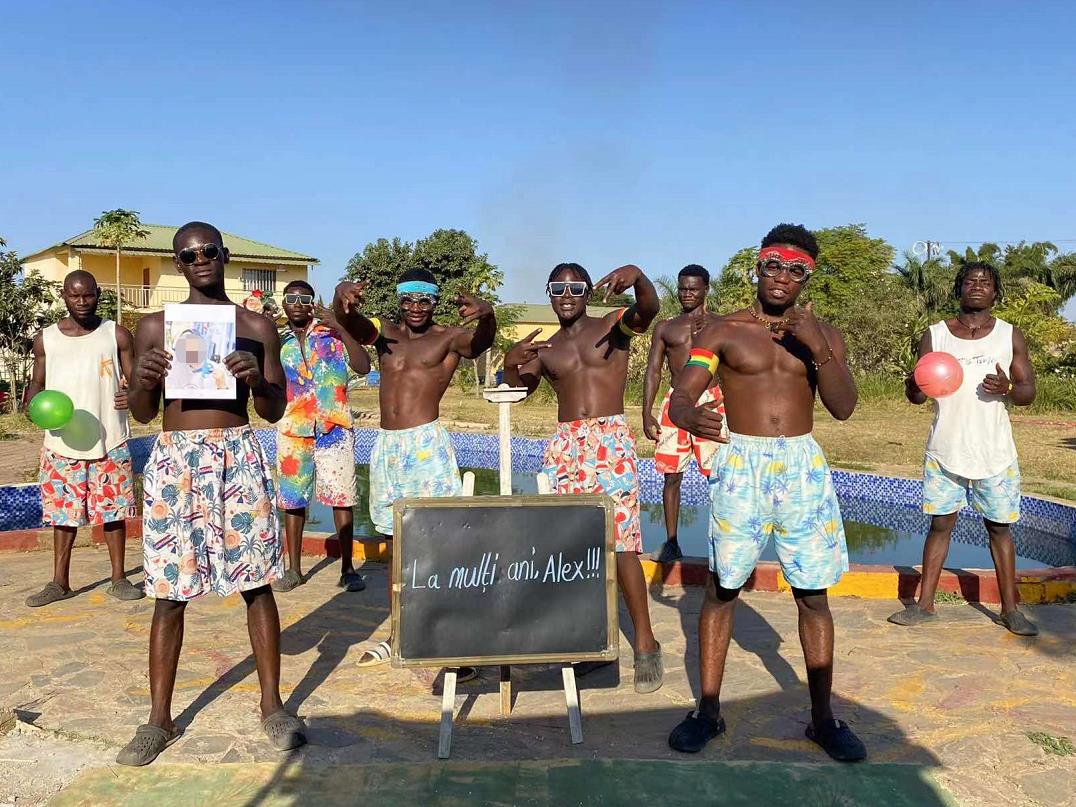 African Pool Party Team-Wish From Africa-birthday wishes from africa-blessings from africa-greetings from africa