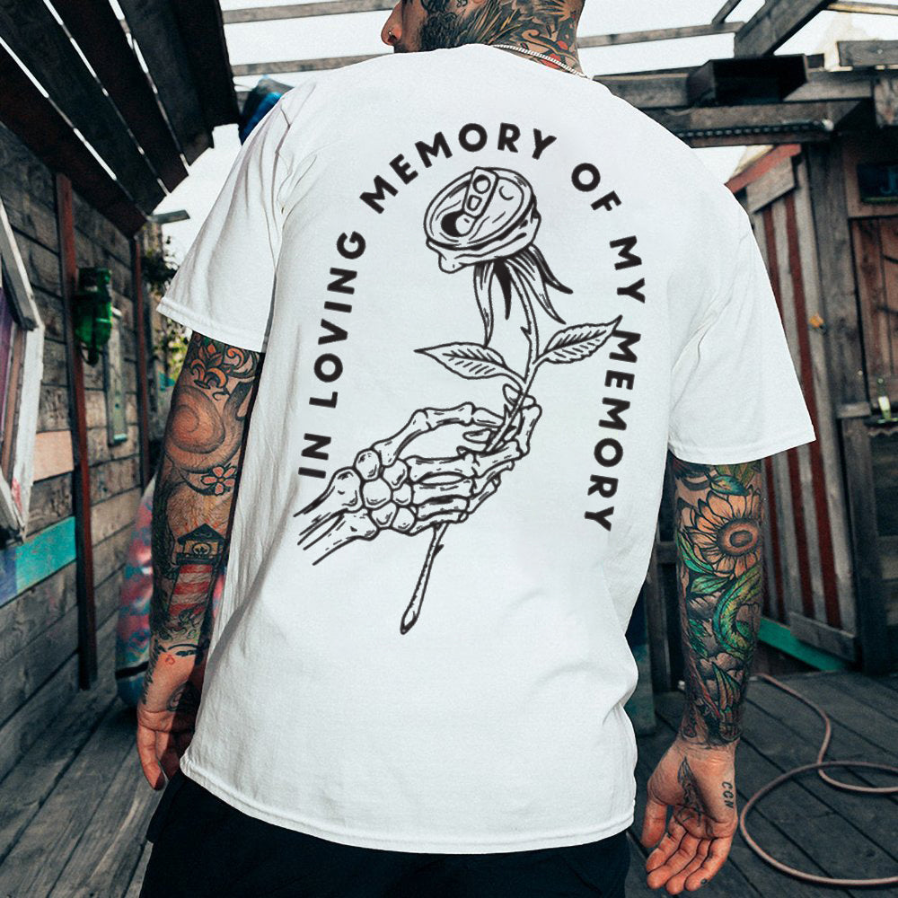 Tattoo inspired clothing: In Memory T-shirt-Wawl Soul