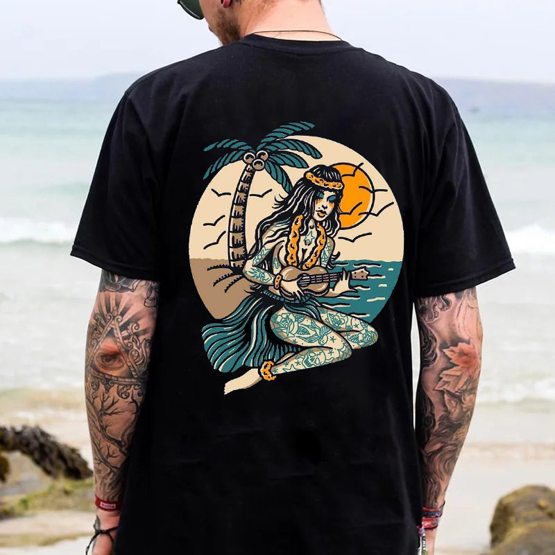 Girl by the Beach T-shirt