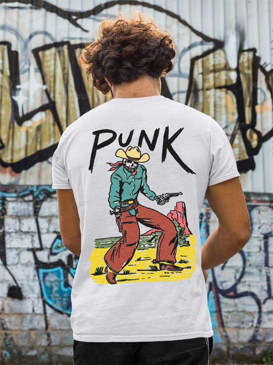 Tattoo inspired clothing: Punk Cowboy T-shirt-Wawl Soul