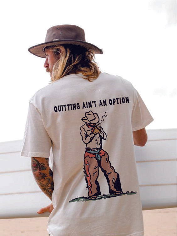 Tattoo inspired clothing: Quitting Ain't An Option T-shirt-Wawl Soul
