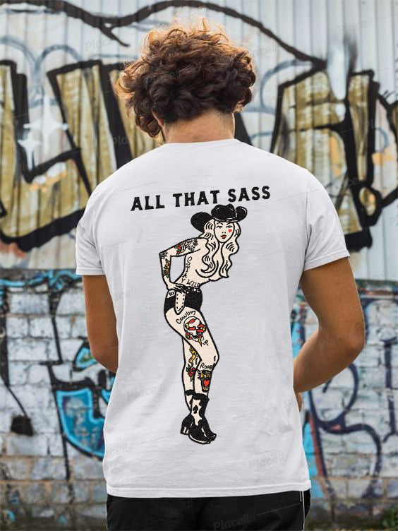 All That Sass Printed Men's T-shirt