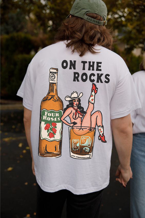 Tattoo inspired clothing: On The Rocks T-shirt-Wawl Soul