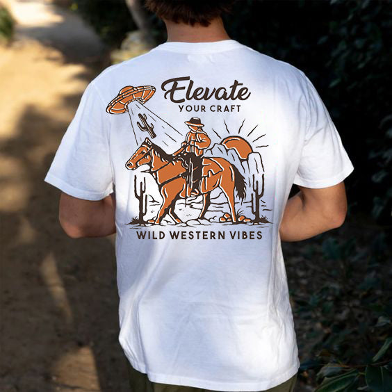 Elevate Your Craft Wild Western Vibes T-shirt