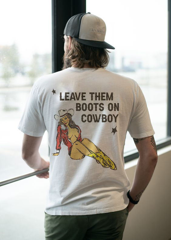 Tattoo inspired clothing: Leave Them Boots T-shirt-Wawl Soul