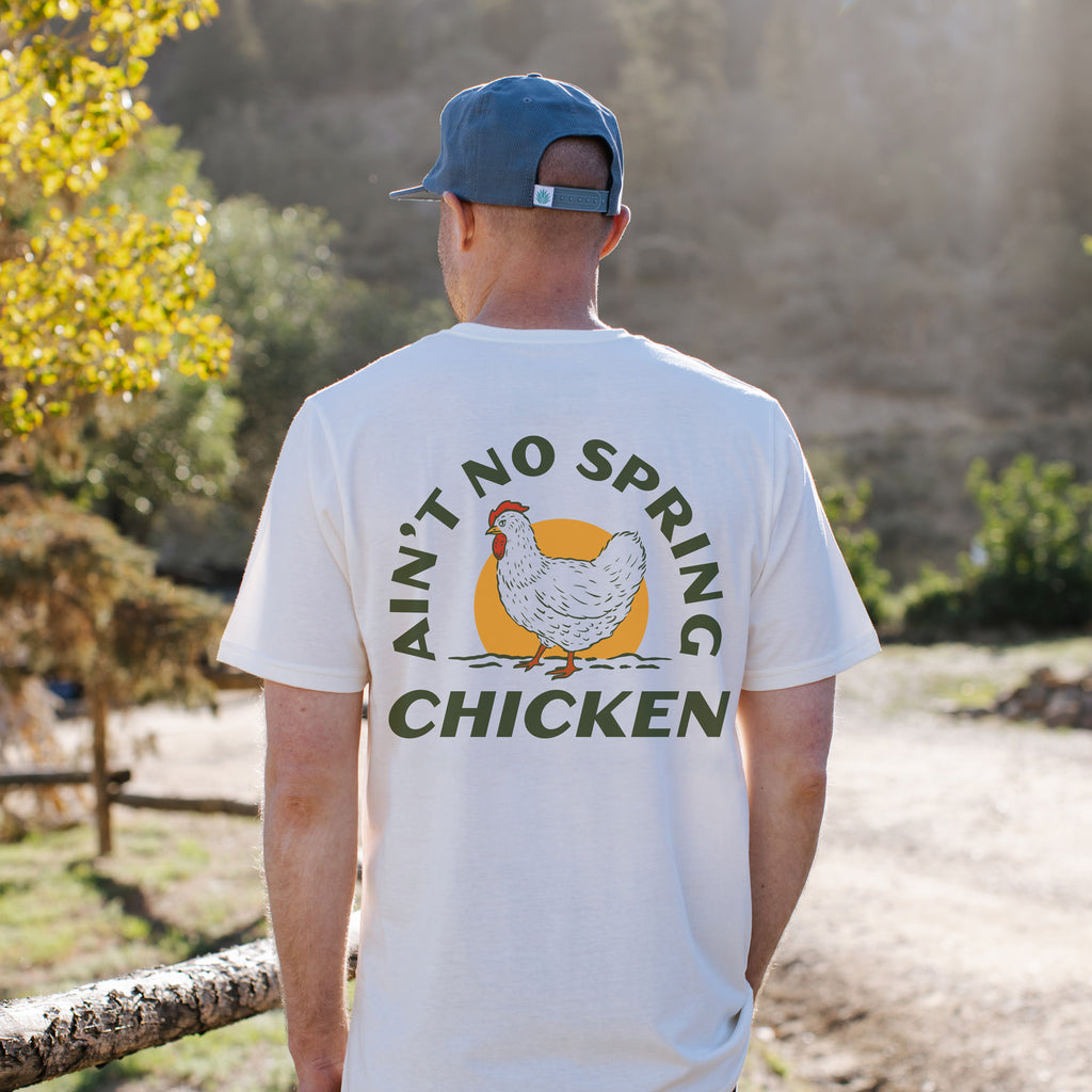Tattoo inspired clothing: Ain't No Spring Chicken T-Shirt-Wawl Soul