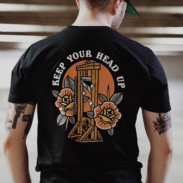 Tattoo inspired clothing: Keep Your Head Up T-shirt-Wawl Soul