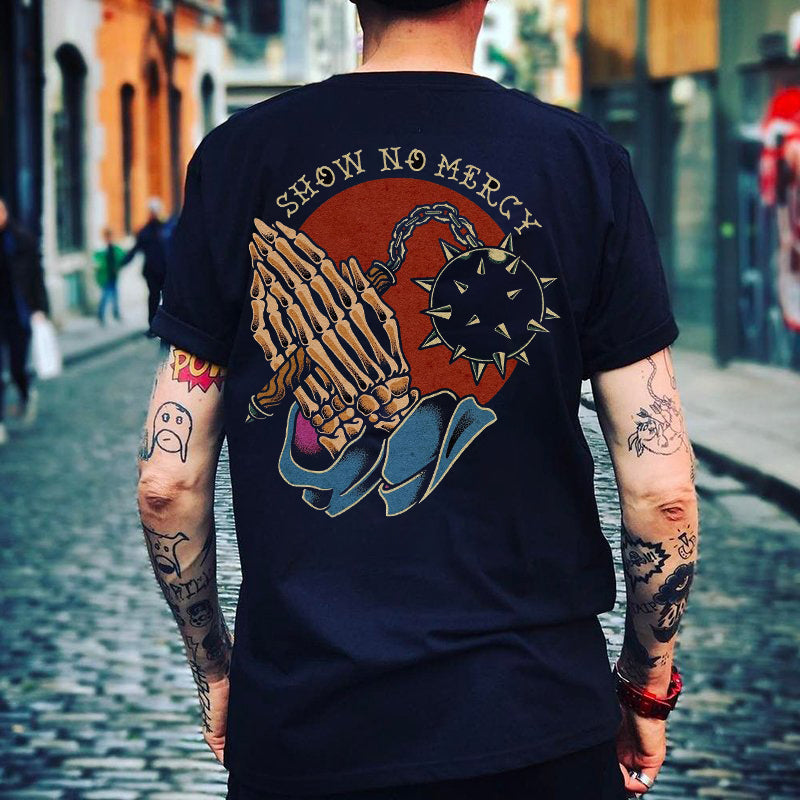 Tattoo inspired clothing: Snow No Mercy T-shirt-Wawl Soul