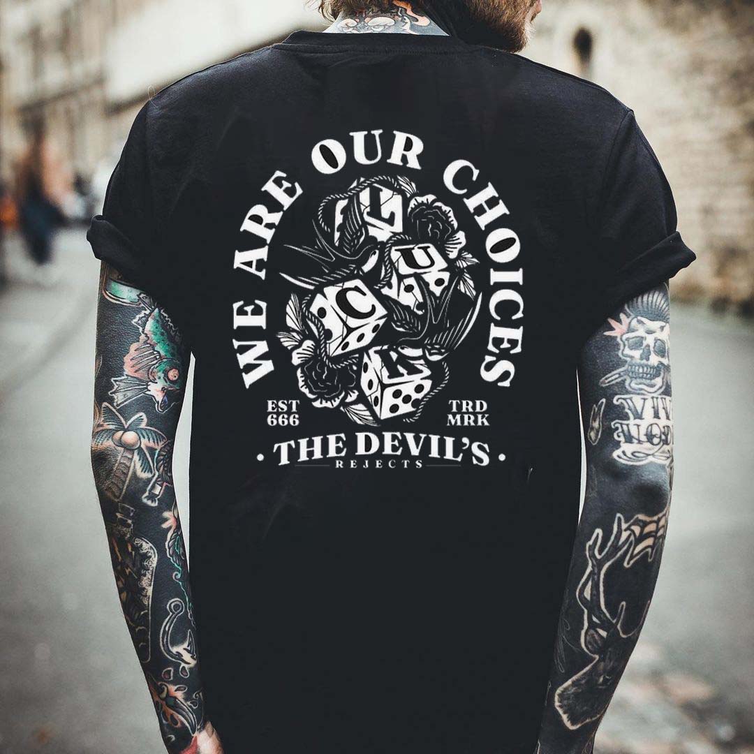 Tattoo inspired clothing: We Are Our Choices T-shirt-Wawl Soul