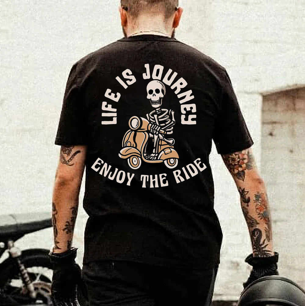 Life Is Journey Enjoy The Ride Men’s T-shirt
