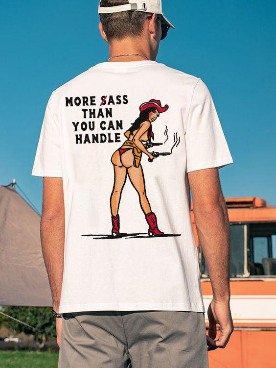 More Sass Than You Can Handle Printed Men's T-shirt