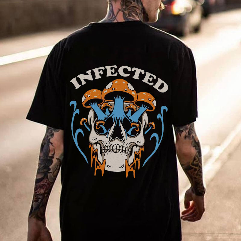 Tattoo inspired clothing: Infected Mushroom T-shirt-Wawl Soul
