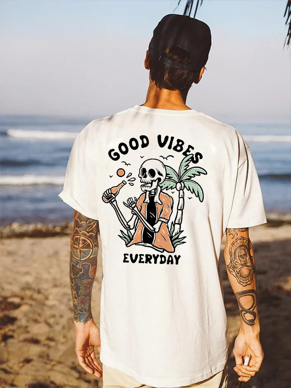 Good Vibes Everyday Printed Men’s T-shirt