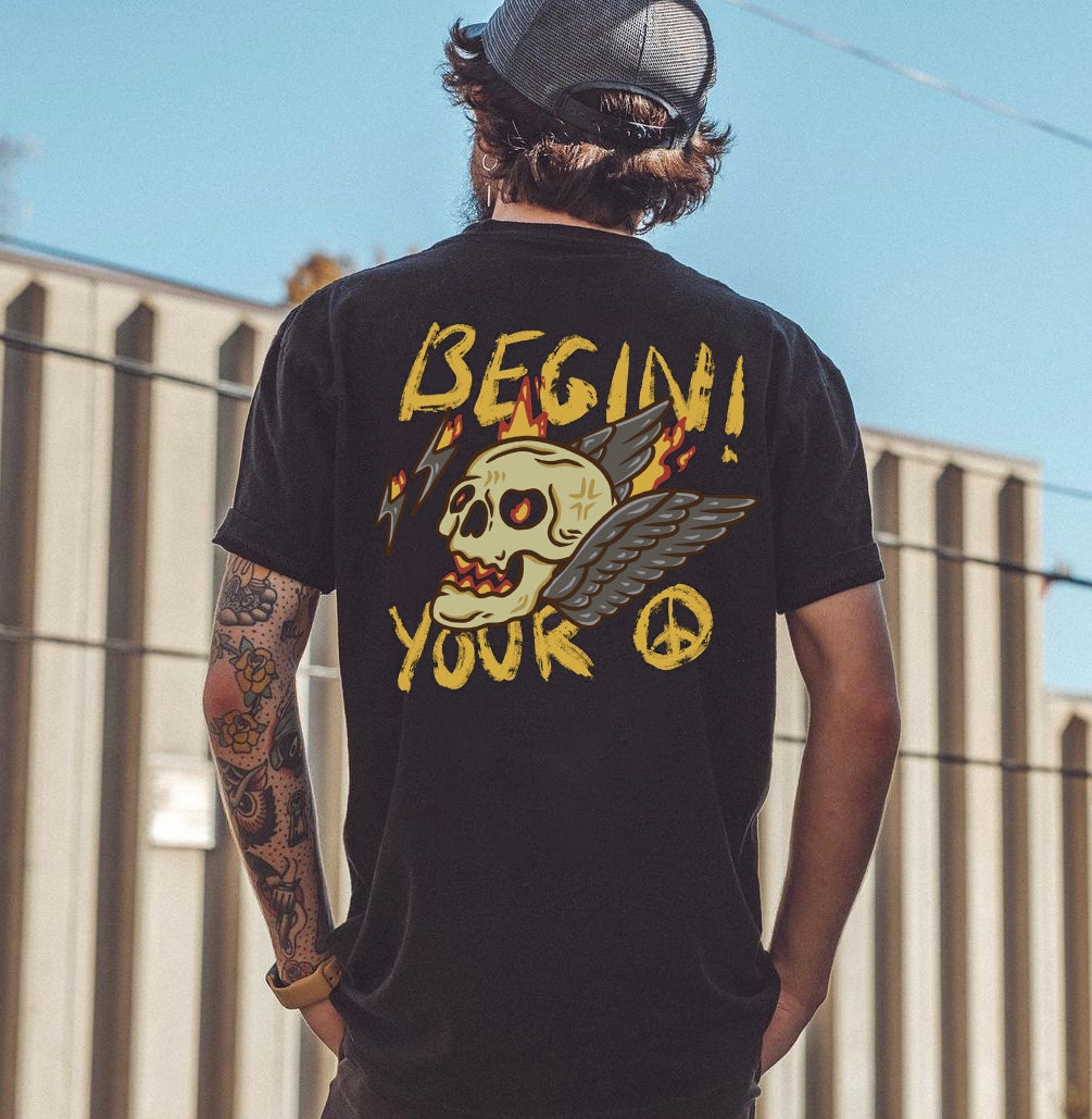 Begin Printed Men’s T-shirt