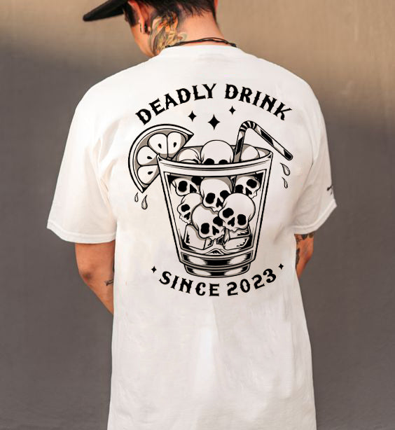 Deadly Drink Printed Men’s T-shirt